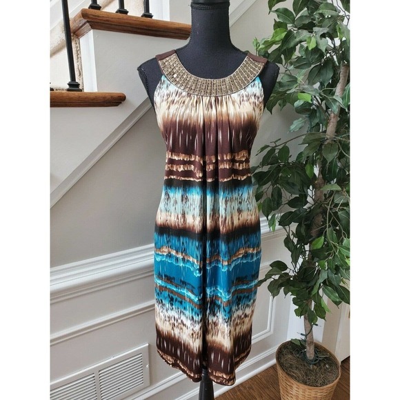Another Thyme Women's Multicolor Polyester Dress - Picture 1 of 10
